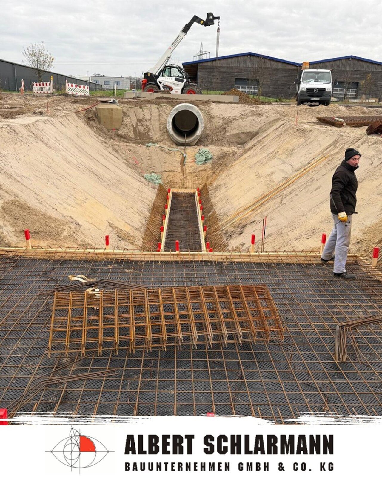 Erstellung eines Absetzbeckens aus Beton Image 2