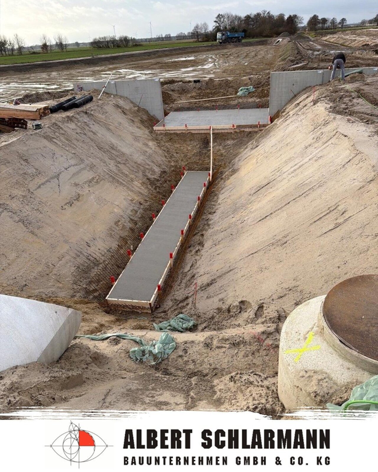 Erstellung eines Absetzbeckens aus Beton Image 3