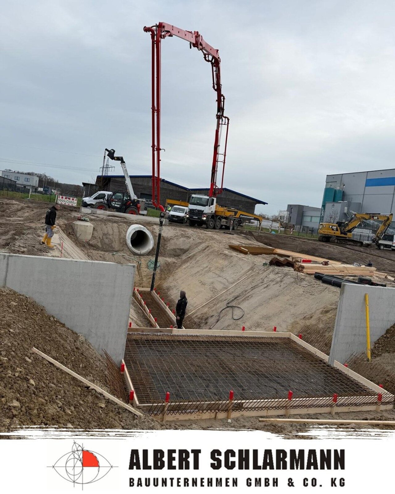 Erstellung eines Absetzbeckens aus Beton Image 4