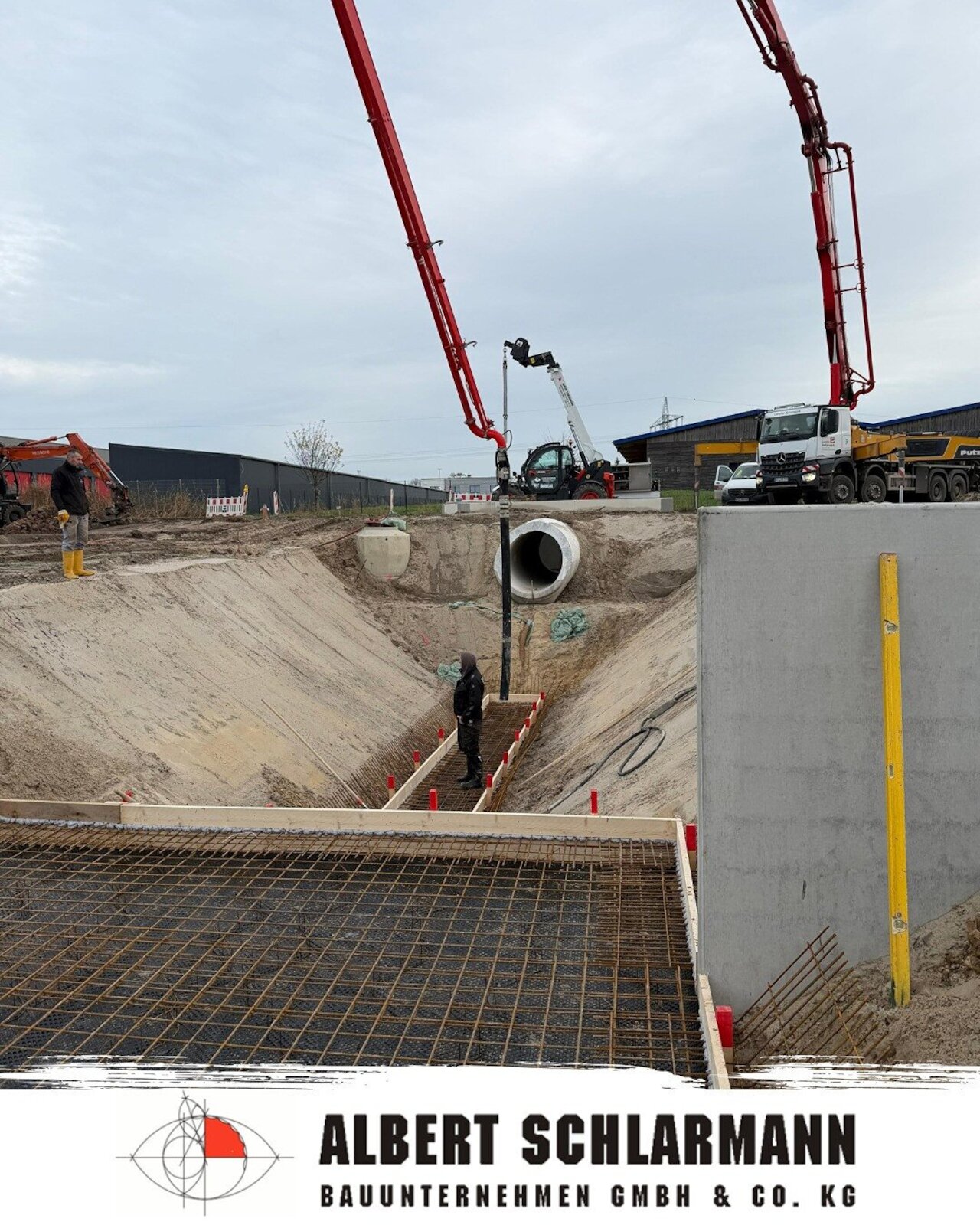 Erstellung eines Absetzbeckens aus Beton Image 5