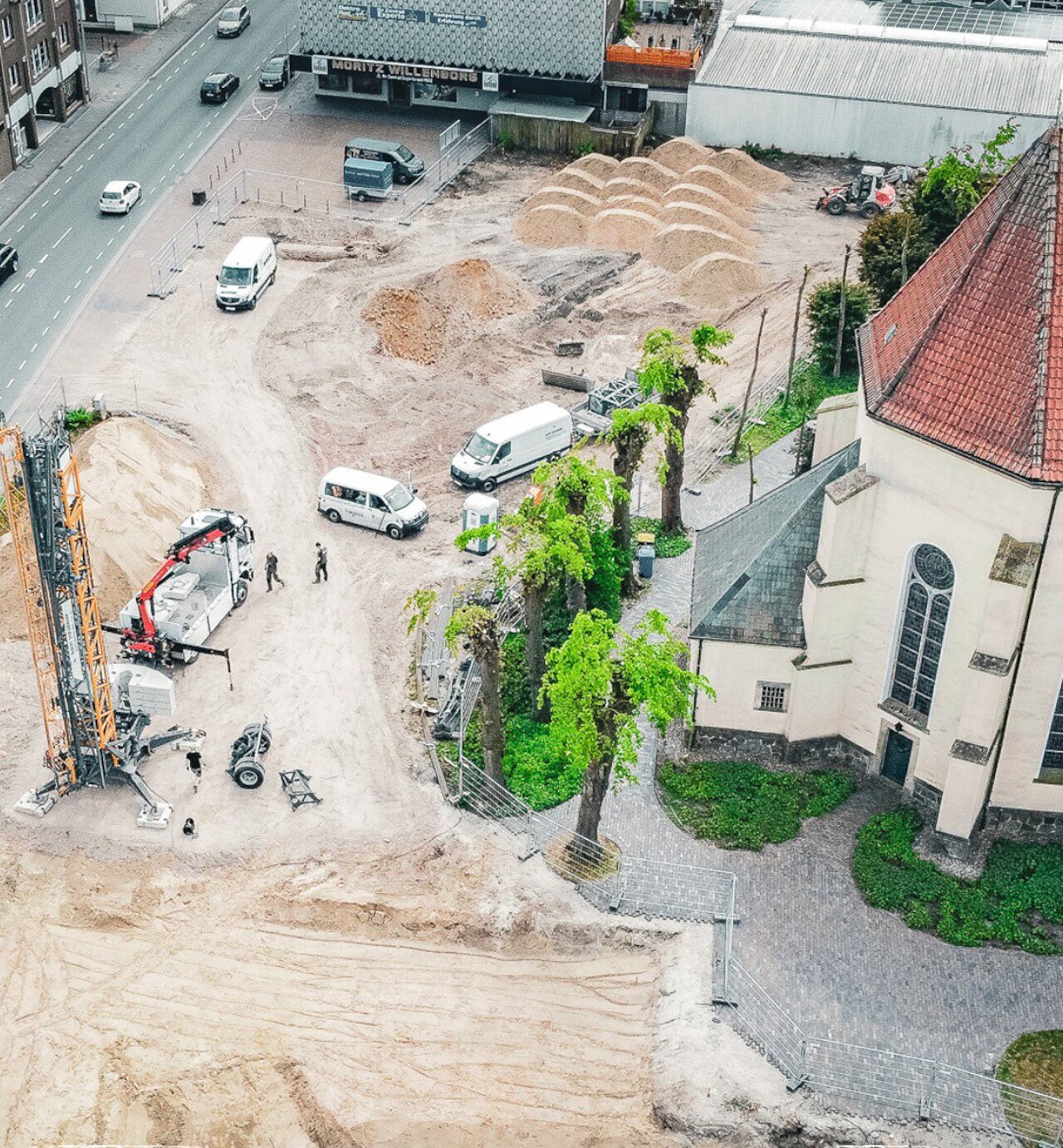 Fortschritte am Pfarrhaus der St. Andreas Kirche in Cloppenburg Image 1
