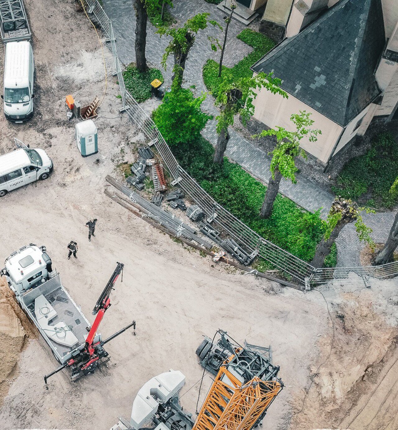 Fortschritte am Pfarrhaus der St. Andreas Kirche in Cloppenburg Image 3