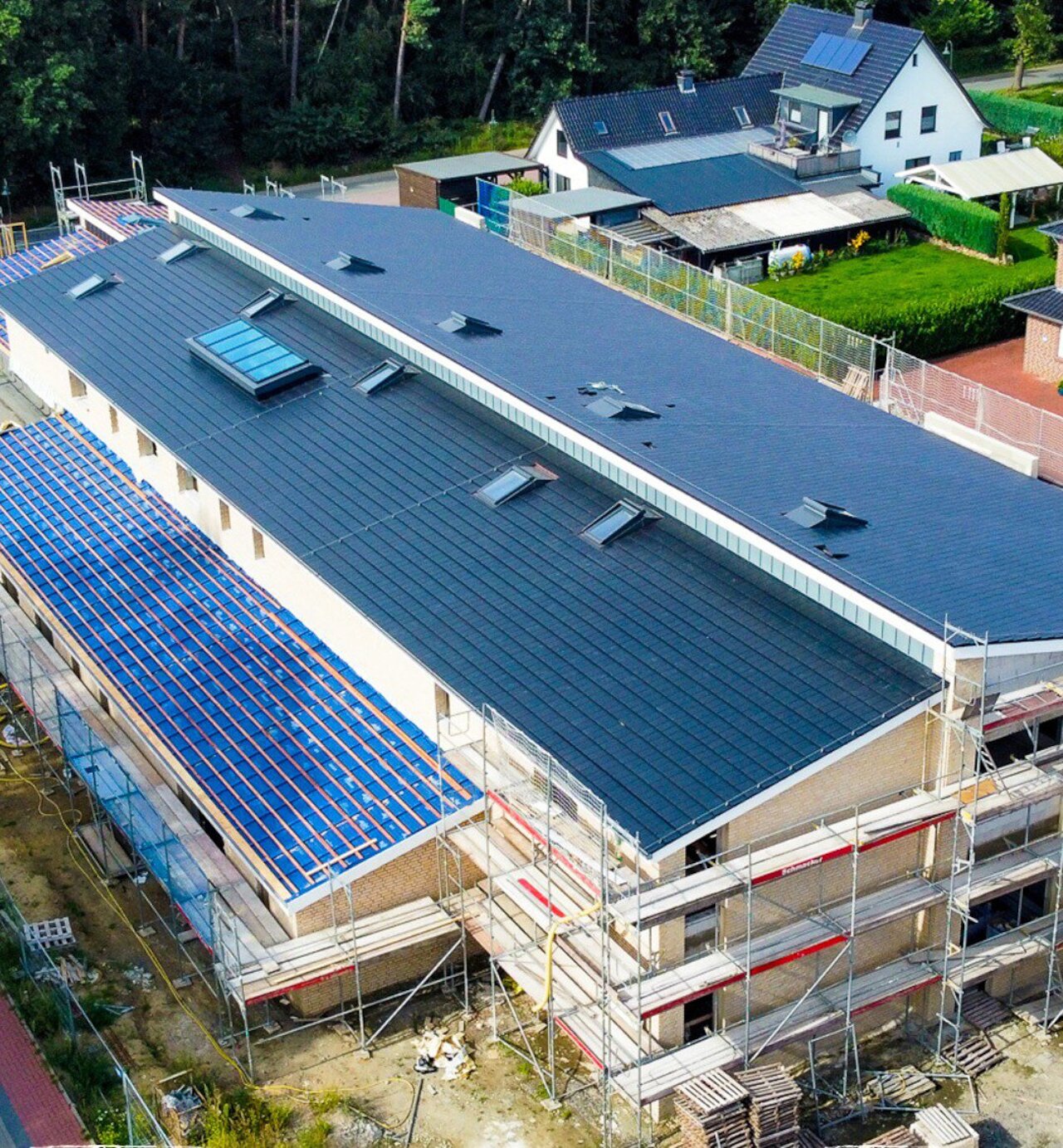 Rohbauarbeiten an der Kita in Steinfeld abgeschlossen Image 1