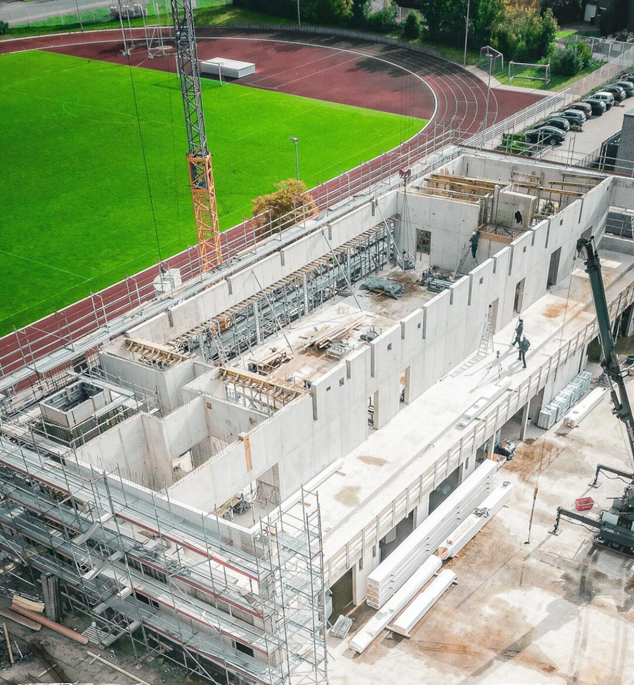 Die Sporthalle der Uni Vechta nimmt Form an Image 1