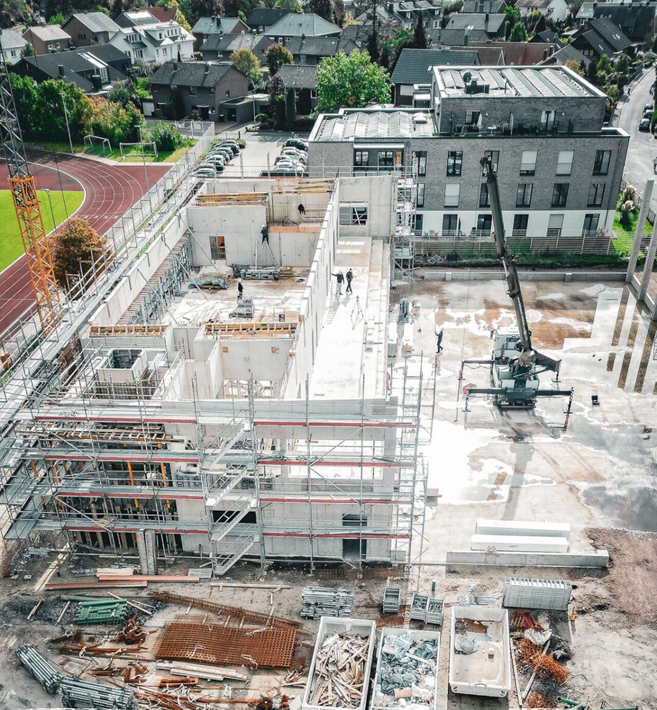 Die Sporthalle der Uni Vechta nimmt Form an Image 2