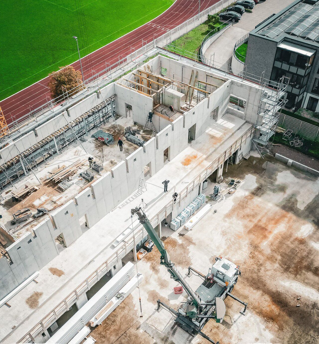 Die Sporthalle der Uni Vechta nimmt Form an Image 4