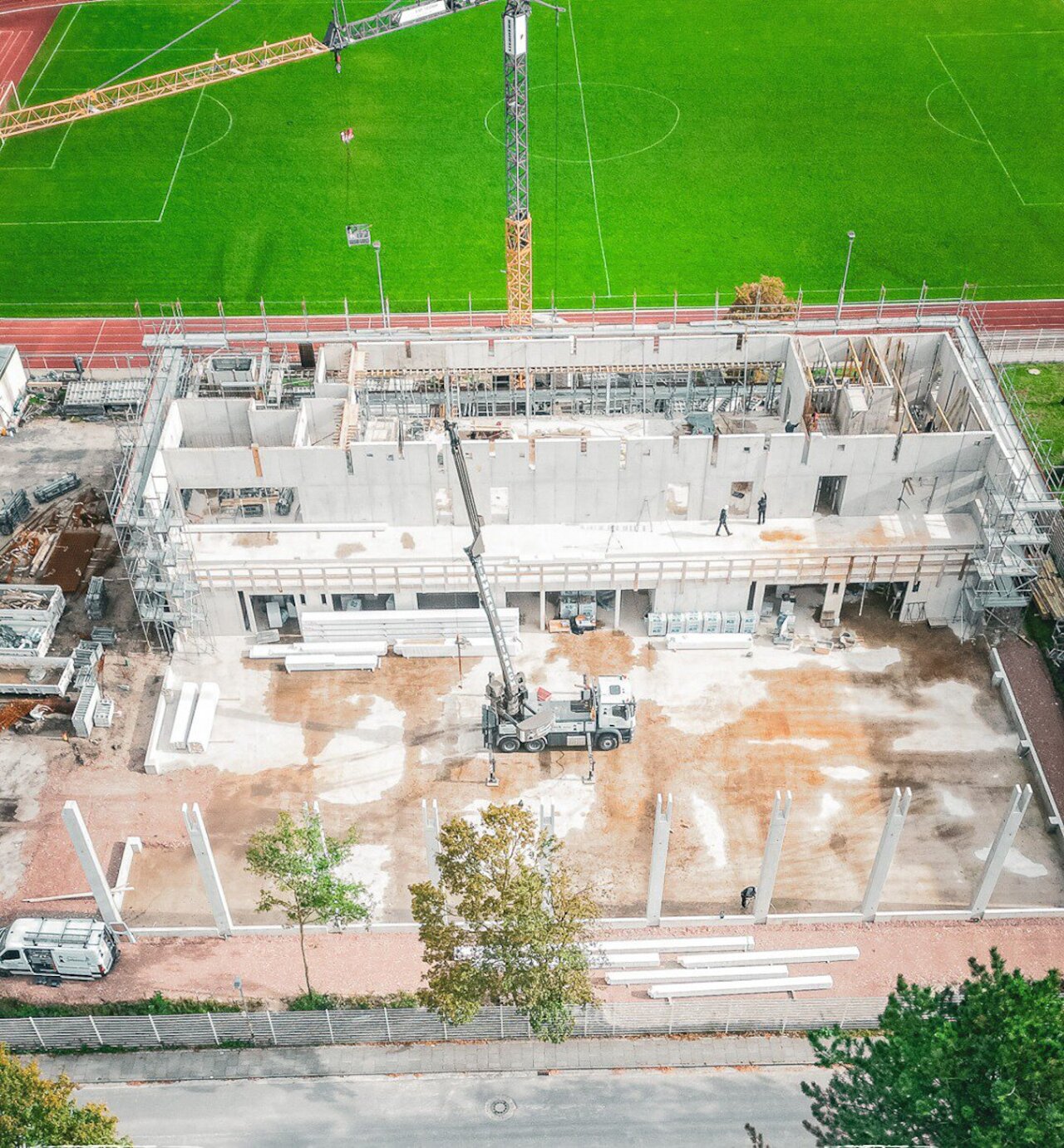 Die Sporthalle der Uni Vechta nimmt Form an Image 5