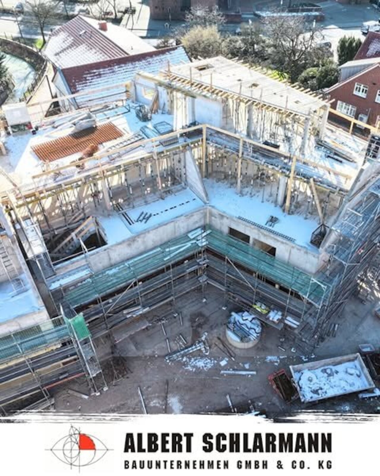 BAUSTELLENUPDATE: Solide Basis, stabile Struktur - Begegnungszentrum Lohne Image 1