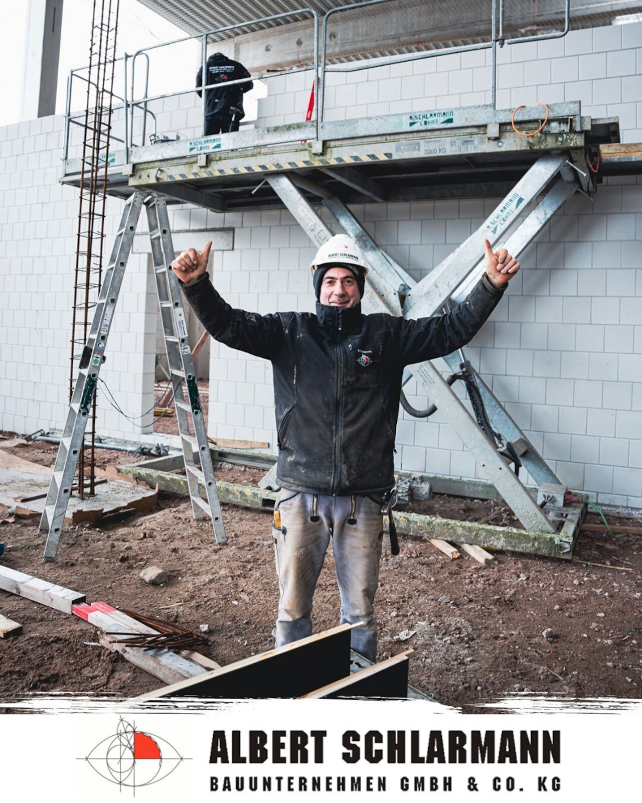 Mit unserem Team wird es nie langweilig auf der Baustelle! 