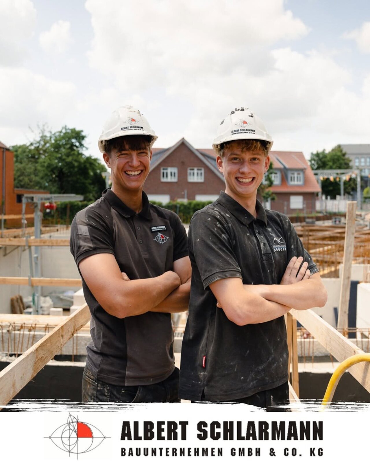 Moin, wir sind Markus und Johann und machen gerade während der Sommerferien ein Praktikum/Ferienjob bei der Firma Schlarmann. 