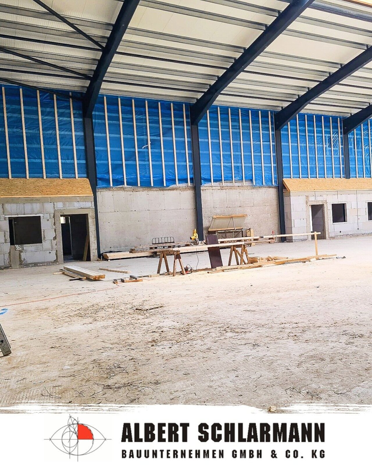 Baustellen-Update aus Rechterfeld: Neubau der Sporthalle schreitet voran! Image 5