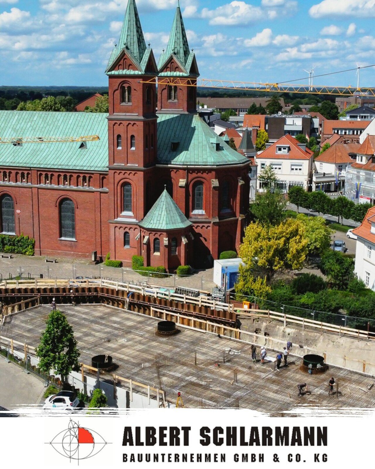 BAUSTELLENUPDATE von der Baustelle beim Begegnungszentrum in Lohne! 